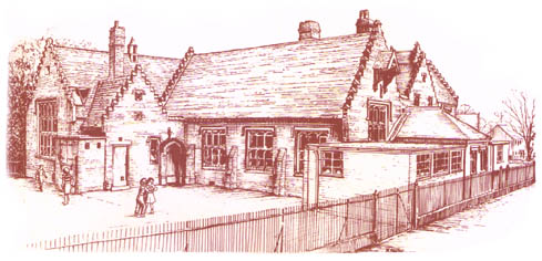 Sketch of the school.